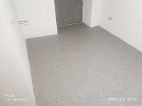 Укладка пвх плитки на клей - 240м2